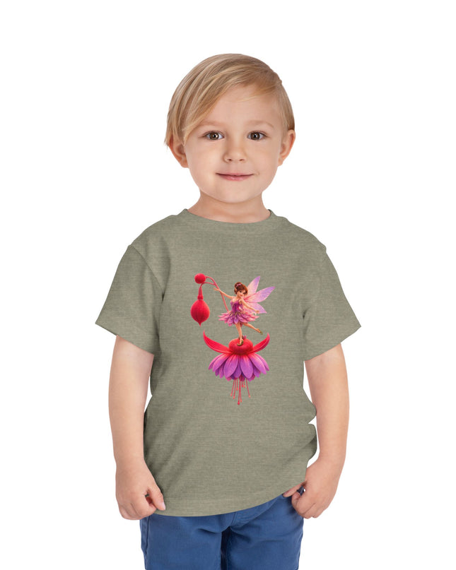 "Fuchsia Fairy" Toddler Short Sleeve Tee