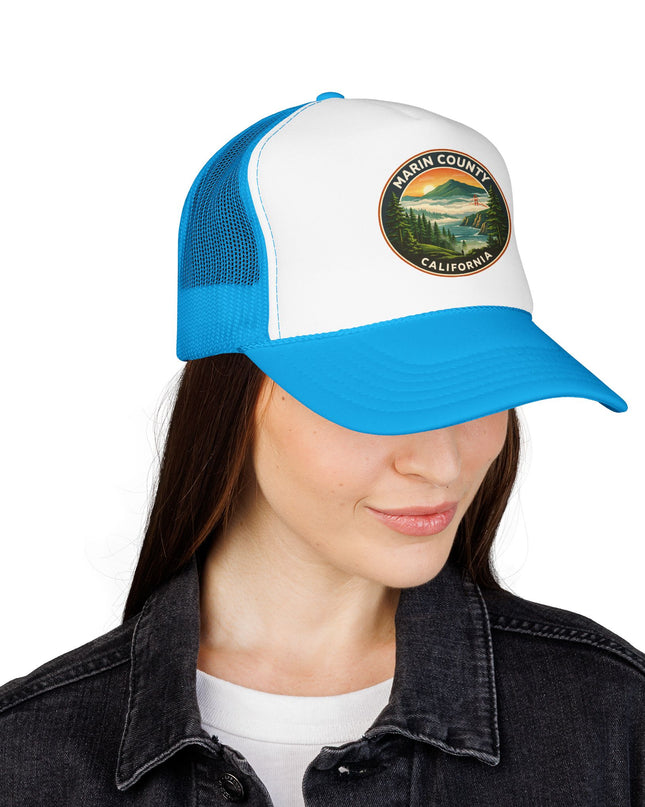 "Marin County, Above the Fog" Foam Trucker Hat