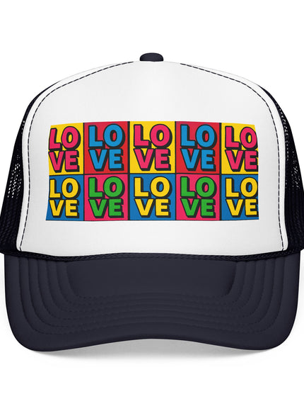 "Andy Warhol LOVE" Foam Trucker Hat