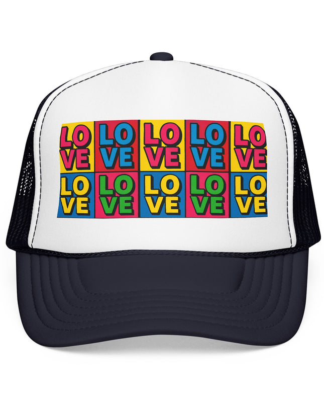 "Andy Warhol LOVE" Foam Trucker Hat