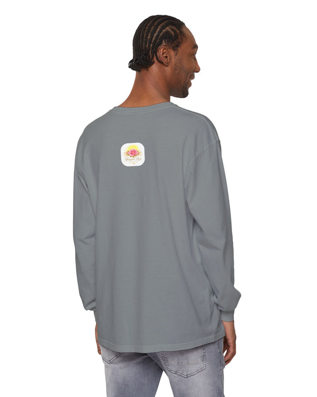 "Blessed and Beautiful" Unisex Garment-dyed Long Sleeve T-Shirt