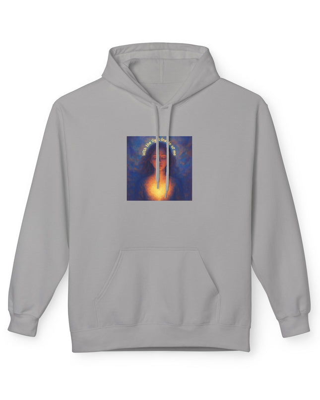"With the Light Inside of Me" Unisex Midweight Softstyle Fleece Hoodie