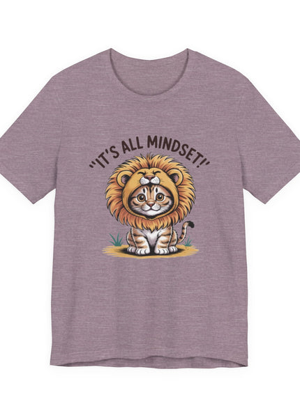 "Mindset Lion" Unisex Jersey Short Sleeve Tee