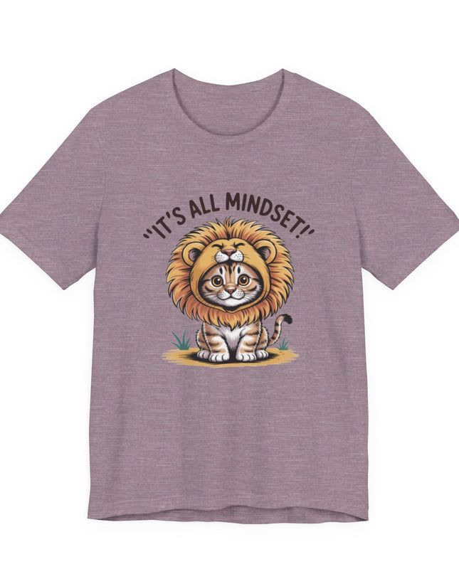 "Mindset Lion" Unisex Jersey Short Sleeve Tee
