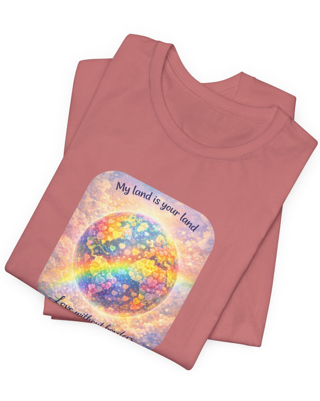 "My Land is Your Land" Unisex Jersey Short Sleeve Tee