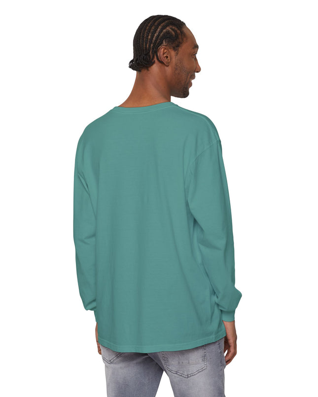 "Marin County, Above the Fog" Unisex Garment-dyed Long Sleeve T-Shirt