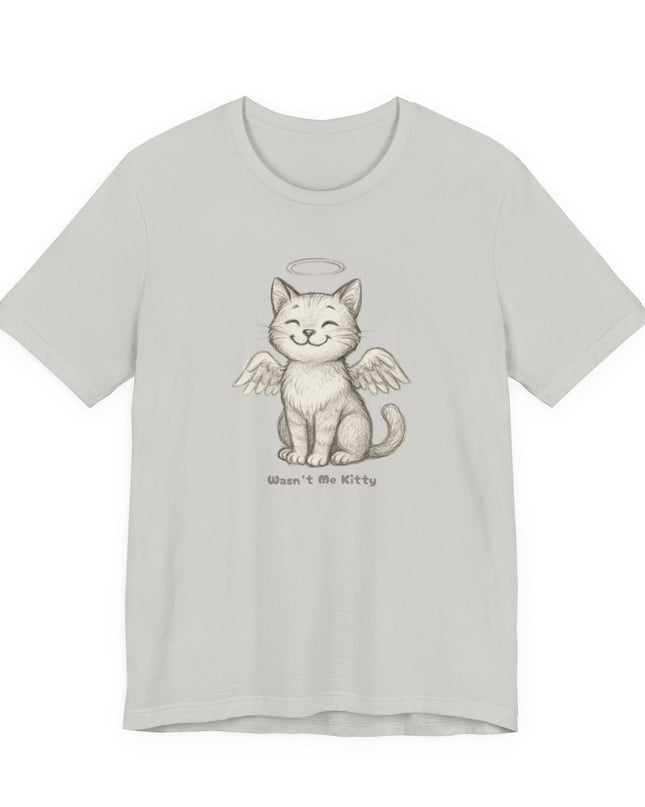 "Wasn't Me Kitty" Unisex Jersey Short Sleeve Tee