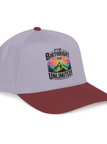 "It's my Birthright to be Unlimited" Mid Profile Baseball Cap