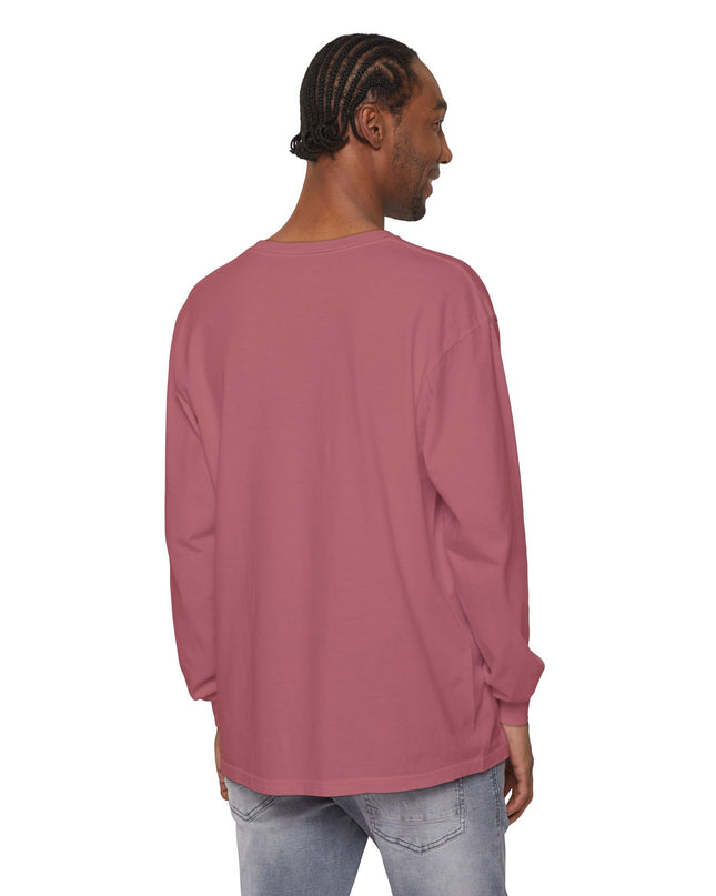 "Stop Feeding What Doesn't Serve You" Unisex Garment-dyed Long Sleeve T-Shirt