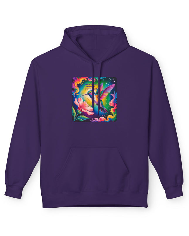 "My Life is Being Created in Every Moment" Unisex Midweight Softstyle Fleece Hoodie