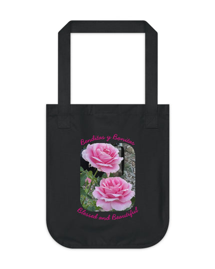 "Blessed and Beautiful" Organic Canvas Tote Bag