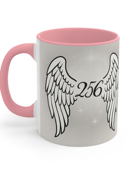 "Celestial Angel Wings 256" Accent Mug
