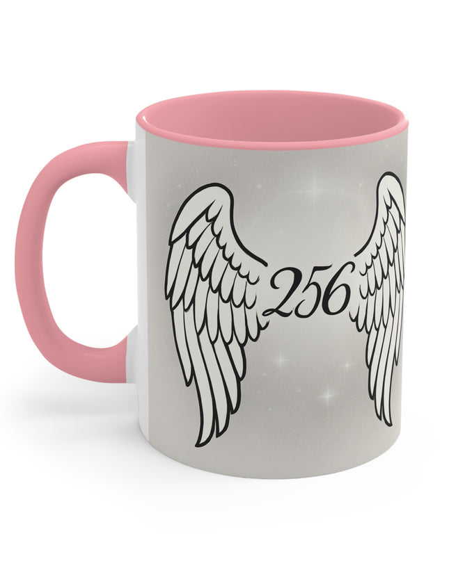 "Celestial Angel Wings 256" Accent Mug