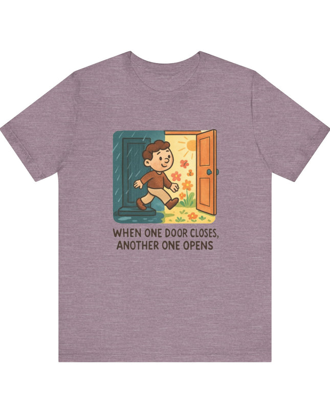 "Door Closes" Unisex Jersey Short Sleeve Tee