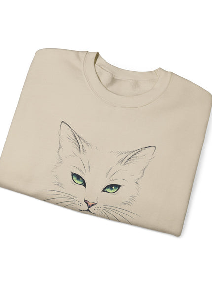 "Cat Face Sketch" Unisex Adult Sweatshirt