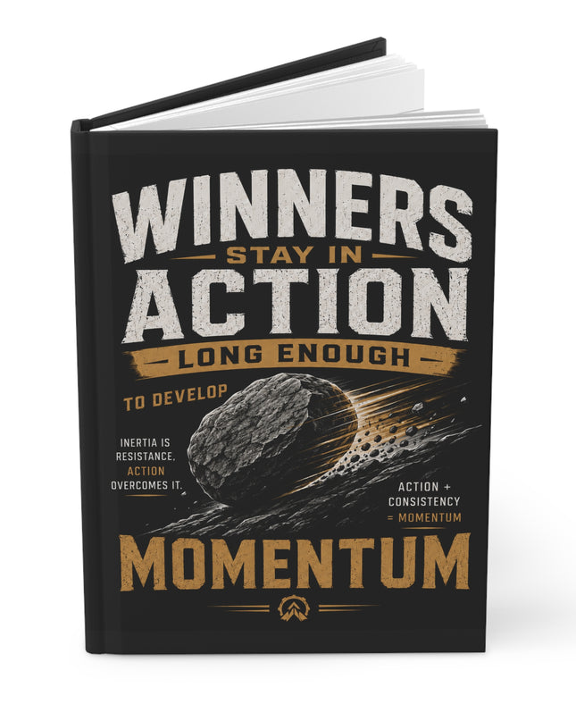"Momentum" Hardcover Journal Matte