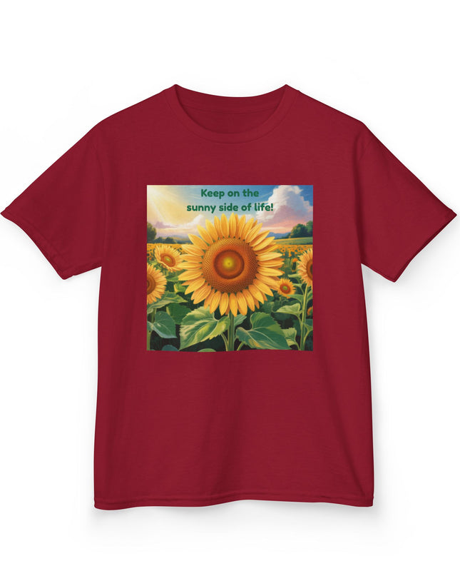 "Keep on the Sunny Side of Life" Kids Heavy Cotton Tee