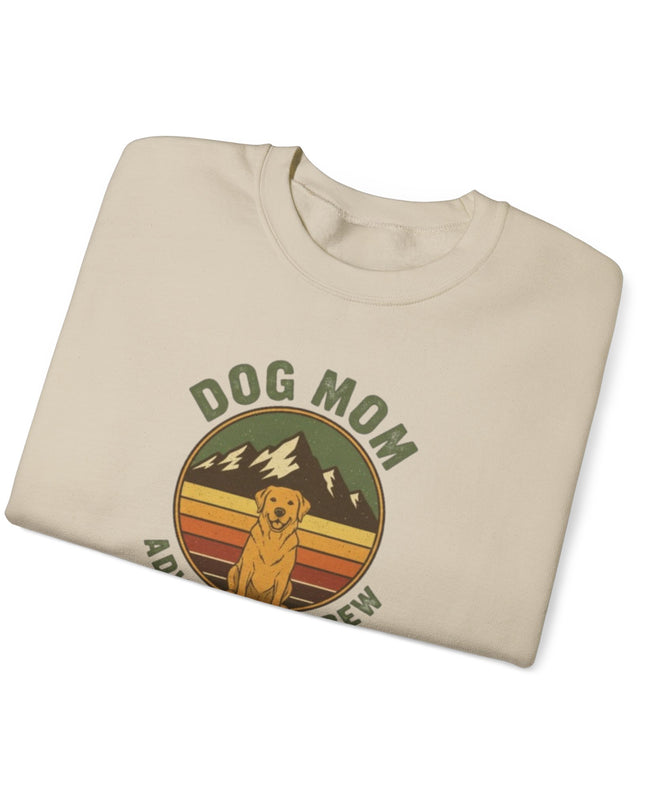 "Dog Mom Adventure Crew" Unisex Adult Sweatshirt
