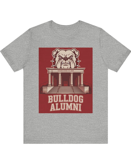 "Bulldog Alumni" Unisex Jersey Short Sleeve Tee