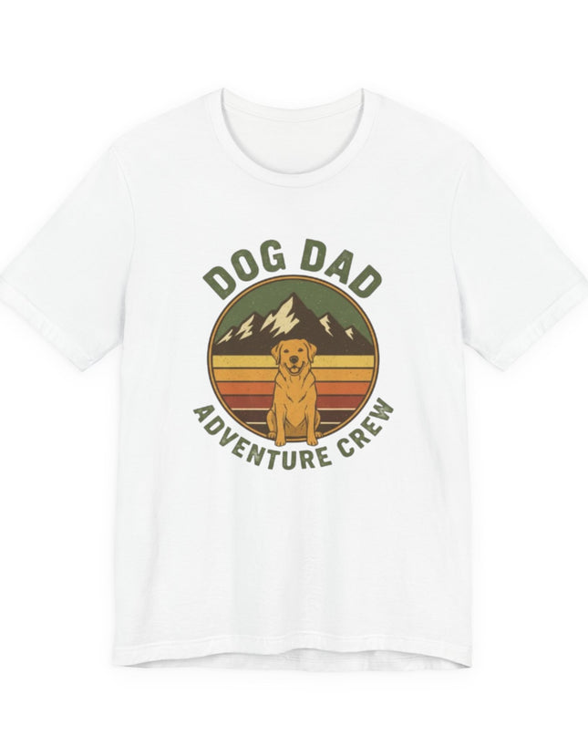 "Dog Dad Adventure Crew" Unisex Jersey Short Sleeve Tee