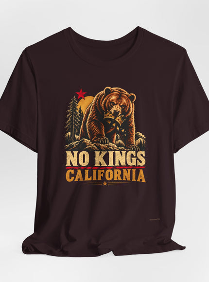 "No Kings California" Unisex Jersey Short Sleeve Tee