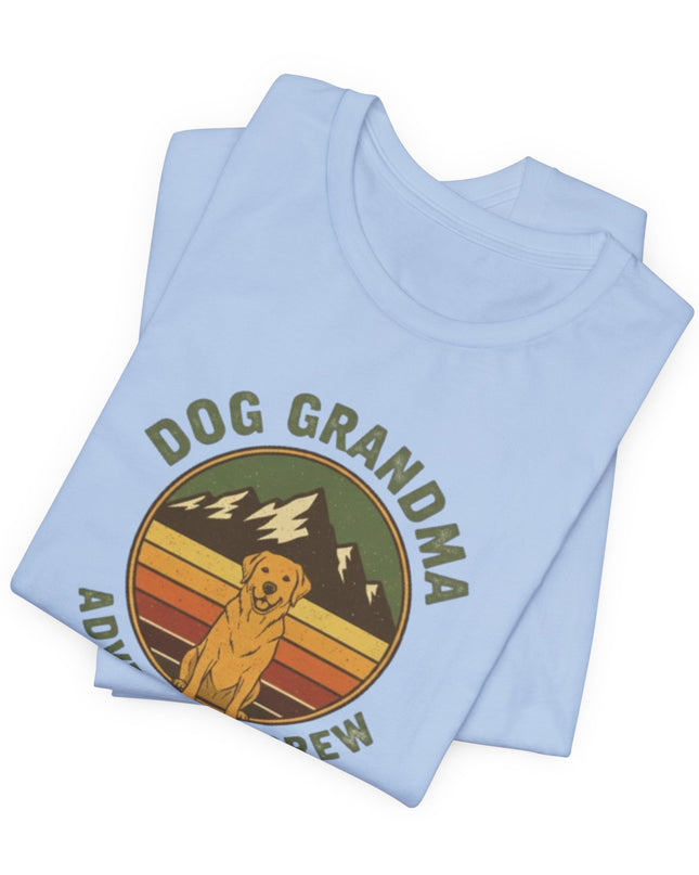 "Dog Grandma Adventure Crew" Unisex Jersey Short Sleeve Tee