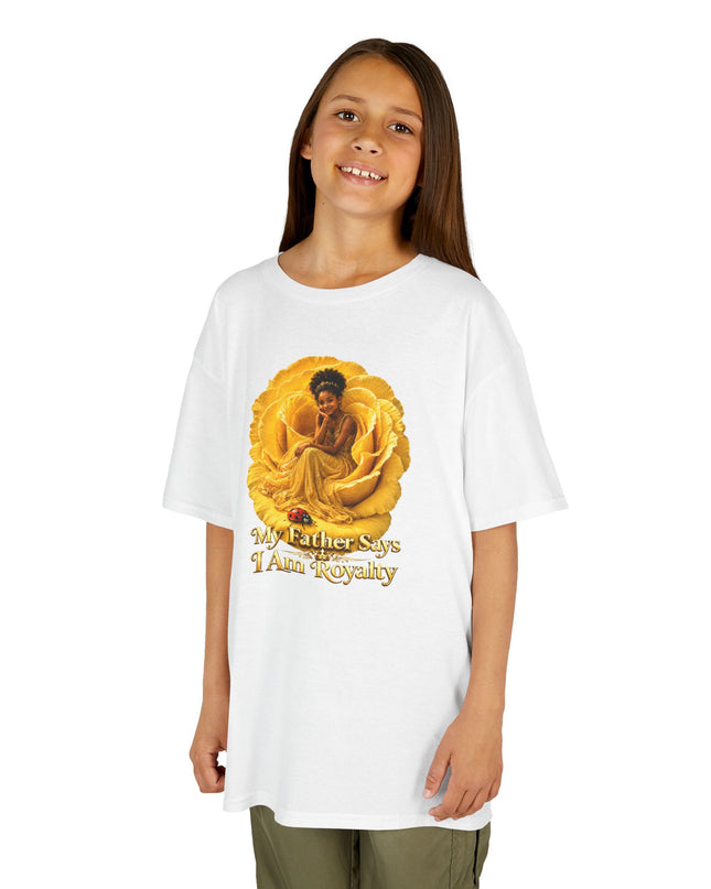 "My Father Says I am Royalty" Kids Heavy Cotton Tee
