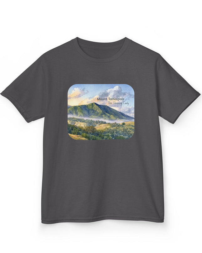 "Mount Tamalpais, the Sleeping Lady" Kids Heavy Cotton Tee
