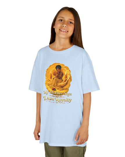 "My Mother Says I am Royalty" Kids Heavy Cotton Tee