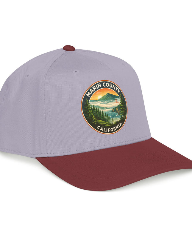 "Marin County, Above the Fog" Mid Profile Baseball Cap