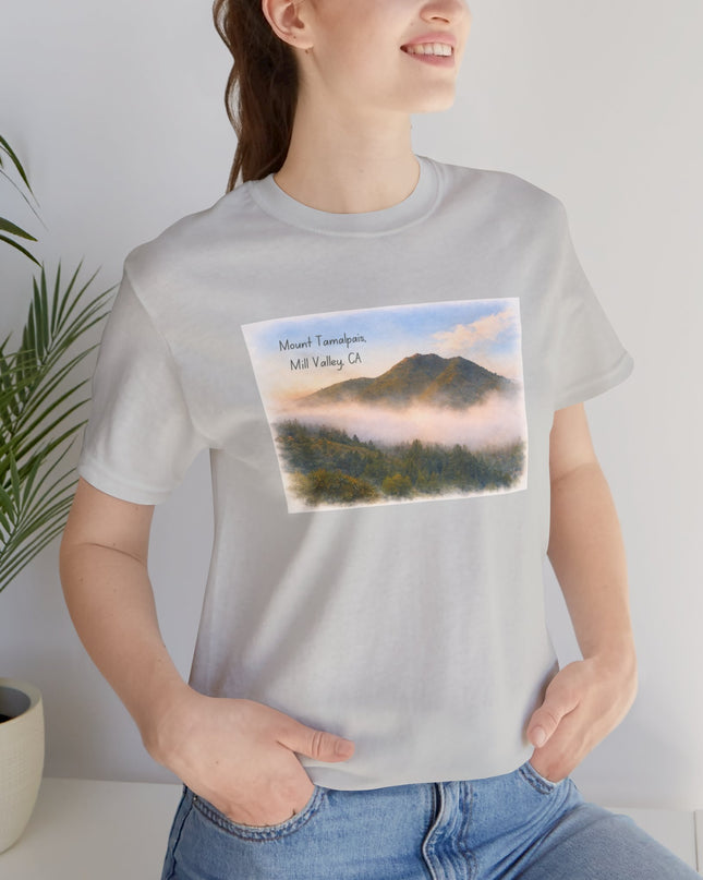 "Mount Tamalpais, Mill Valley, California" Unisex Jersey Short Sleeve Tee