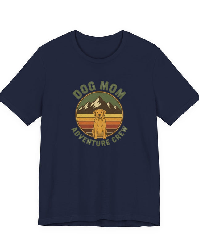 "Dog Mom Adventure Crew" Unisex Jersey Short Sleeve Tee