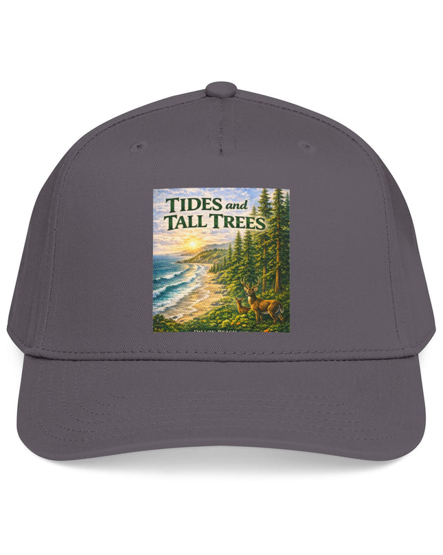 "Tides and Tall Trees" Mid Profile Baseball Cap