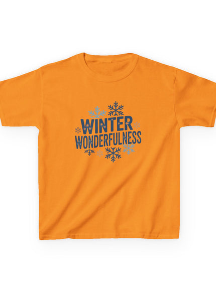 "Winter Wonderfulness" Kids Heavy Cotton Tee