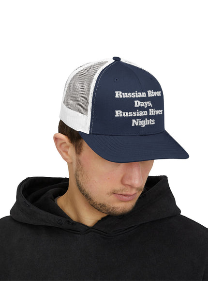 "Russian River Days, Russian River Nights" Snapback Trucker Cap