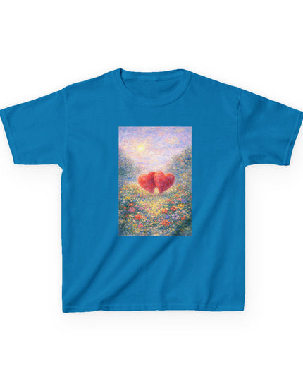"Valentine's Day - Monet Style" Kids Heavy Cotton Tee