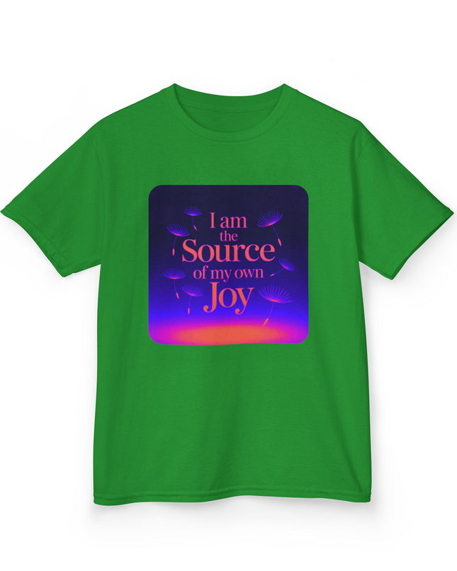 "I Am the Source of my Own Joy" Kids Heavy Cotton Tee