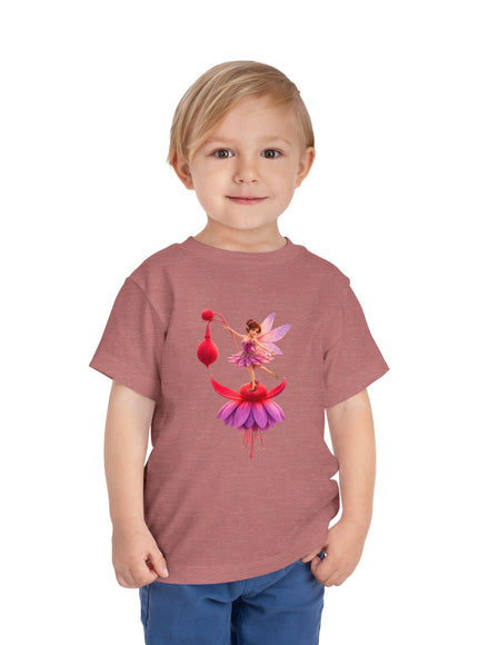 "Fuchsia Fairy" Toddler Short Sleeve Tee