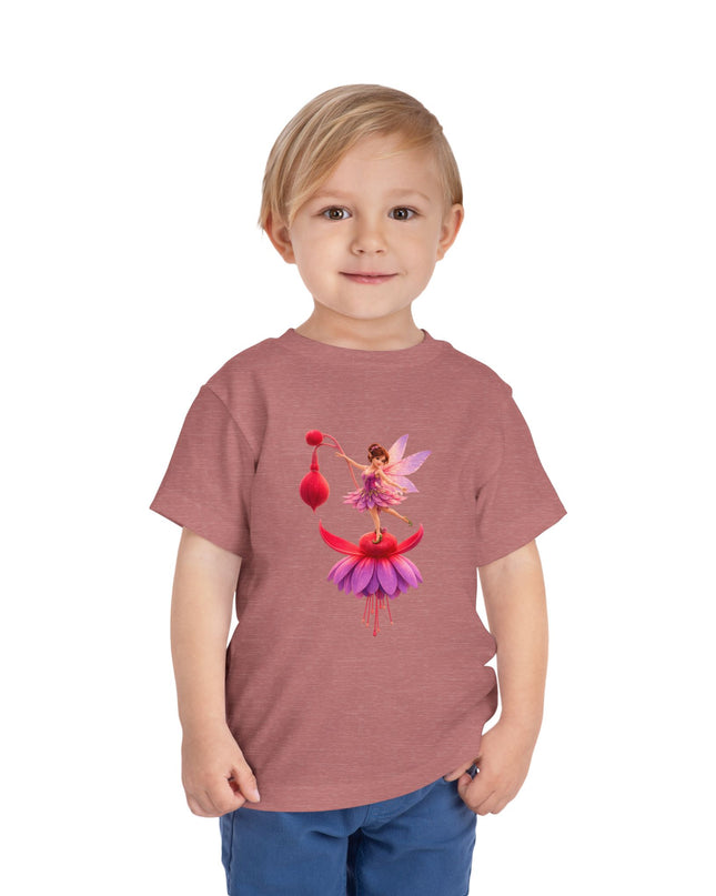 "Fuchsia Fairy" Toddler Short Sleeve Tee