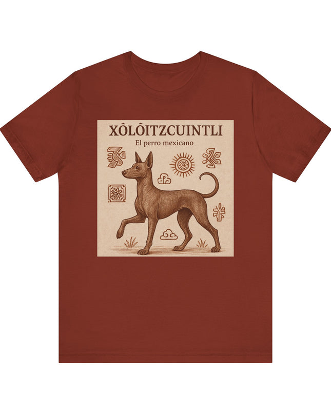 "Xoloitzcuintli - el perro mexicano" Unisex Jersey Short Sleeve Tee