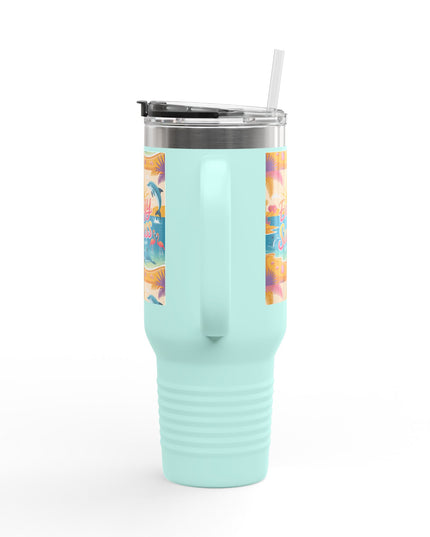 "February in Florida, Energy for Success" Insulated Travel Mug, 40oz