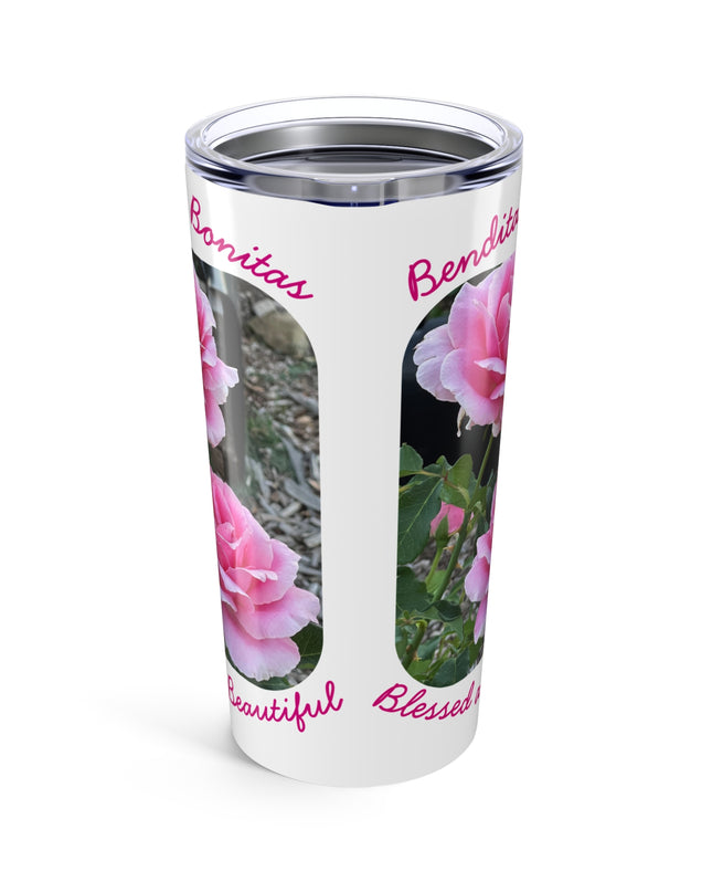"Blessed and Beautiful" Tumbler 20oz