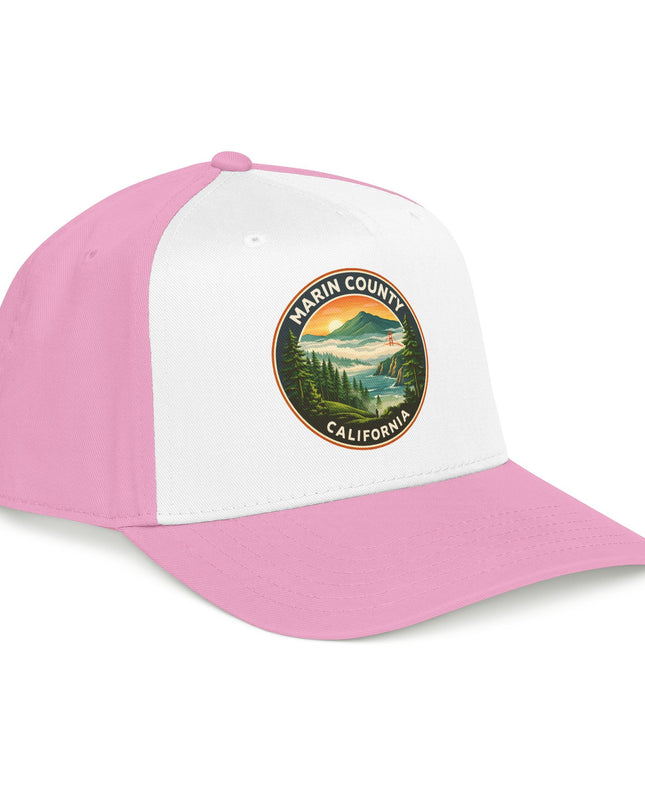 "Marin County, Above the Fog" Mid Profile Baseball Cap