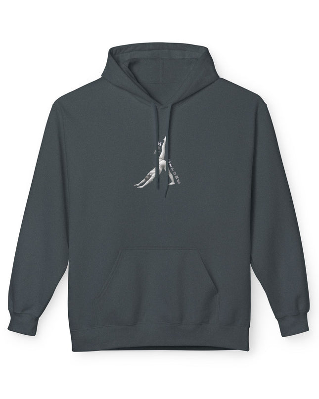 "Mom Strong Pilates" (Lighter ink on both sides) Unisex Midweight Softstyle Fleece Hoodie