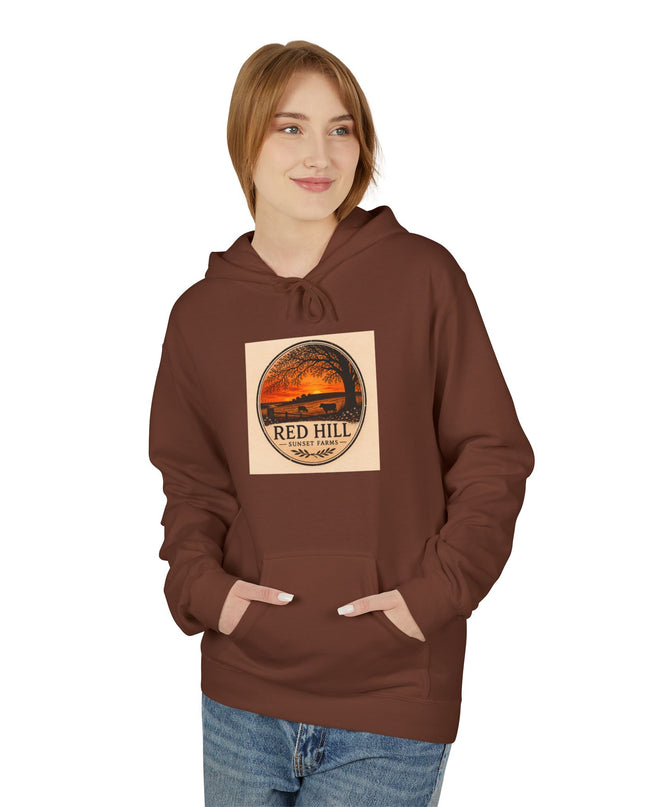 "Red Hill Sunset Farms" Unisex Midweight Softstyle Fleece Hoodie