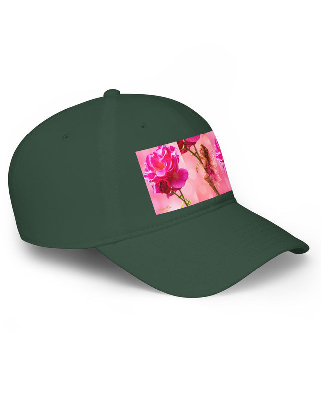"Fairy Rose" Low Profile Baseball Cap