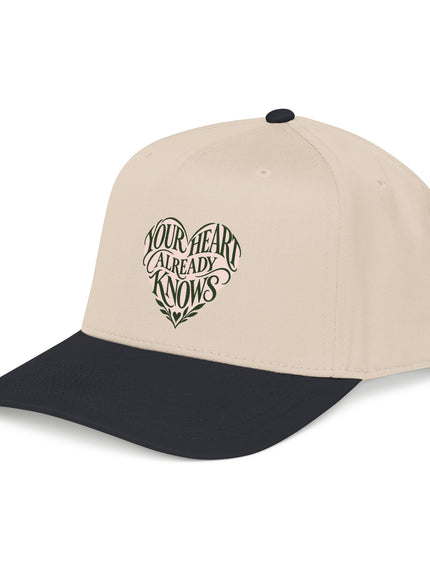 "Your Heart Already Knows" Mid Profile Baseball Cap