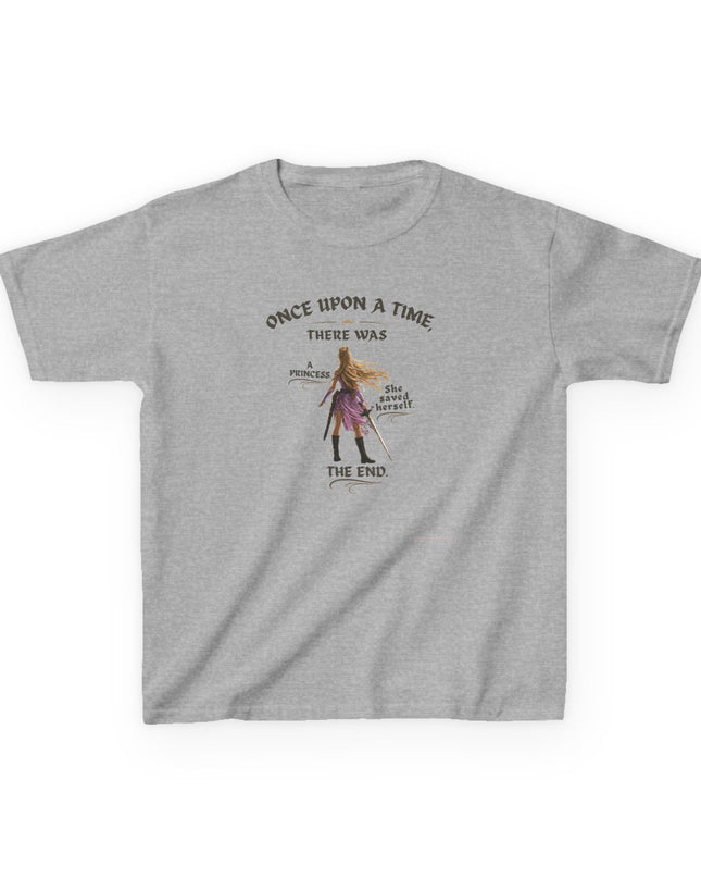 "She Saved Herself V2" Kids Heavy Cotton Tee