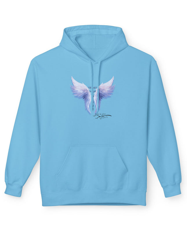 "Trust your Wings, Not the Branch" Unisex Midweight Softstyle Fleece Hoodie