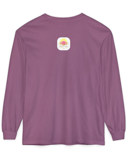 "Blessed and Beautiful" Unisex Garment-dyed Long Sleeve T-Shirt
